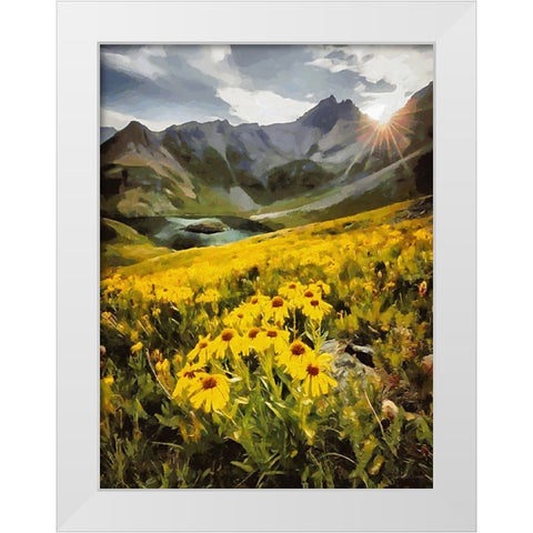 Travel Destination around the World XXVII White Modern Wood Framed Art Print by Medeiros, Celito