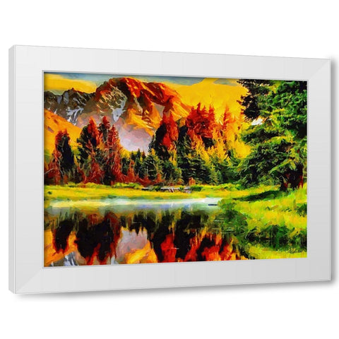 Travel Destination around the World XXVIII White Modern Wood Framed Art Print by Medeiros, Celito