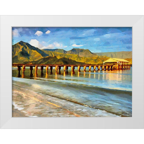 Travel Destination around the World XXX White Modern Wood Framed Art Print by Medeiros, Celito