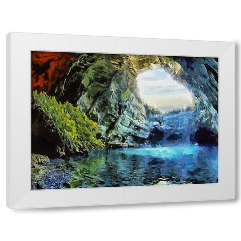 Travel Destination around the World XXXV White Modern Wood Framed Art Print by Medeiros, Celito