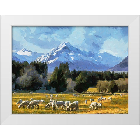 Travel Destination around the World XLIII White Modern Wood Framed Art Print by Medeiros, Celito