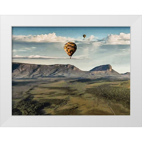 There must be view White Modern Wood Framed Art Print by Medeiros, Celito