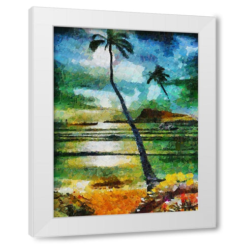 Collectio of Bloomin and Autumn Trees XXXIII White Modern Wood Framed Art Print by Medeiros, Celito