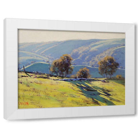 Afternoon Lithgow White Modern Wood Framed Art Print by Gercken, Graham