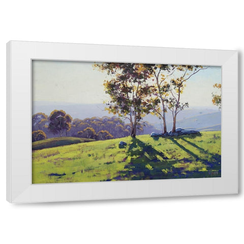 Afternoon Light Cuthill Road White Modern Wood Framed Art Print by Gercken, Graham