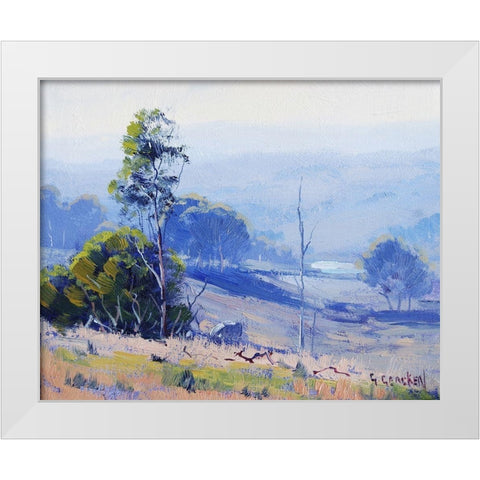Early Light Nerar Mudgee White Modern Wood Framed Art Print by Gercken, Graham