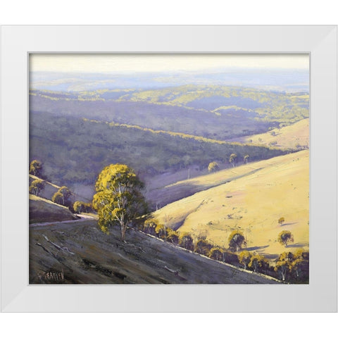 Summer Light White Modern Wood Framed Art Print by Gercken, Graham