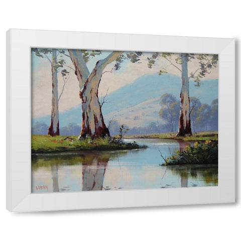 Majestic Gums White Modern Wood Framed Art Print by Gercken, Graham