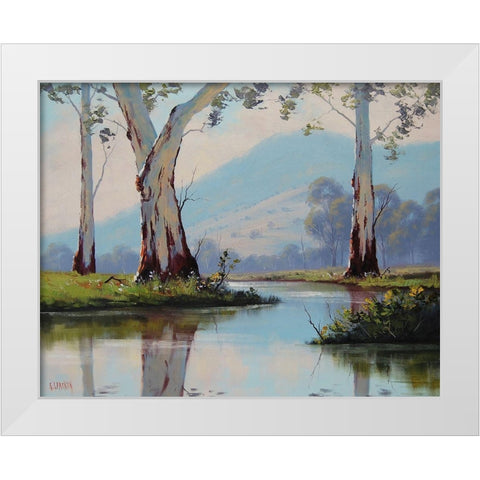 Majestic Gums White Modern Wood Framed Art Print by Gercken, Graham