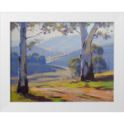 Valley Gums White Modern Wood Framed Art Print by Gercken, Graham