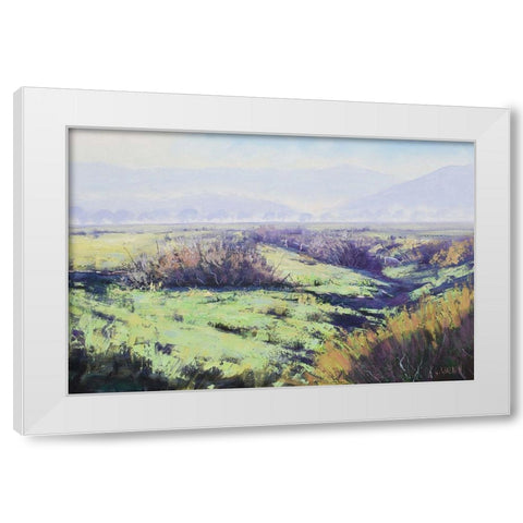 Winter Sofala White Modern Wood Framed Art Print by Gercken, Graham