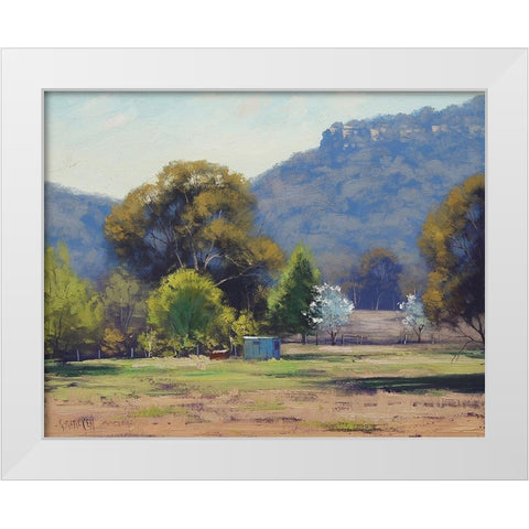 Spring Painting Prints Australia White Modern Wood Framed Art Print by Gercken, Graham