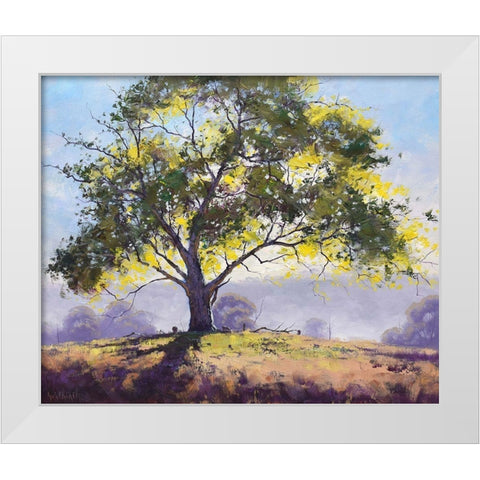 Sofala Gum White Modern Wood Framed Art Print by Gercken, Graham
