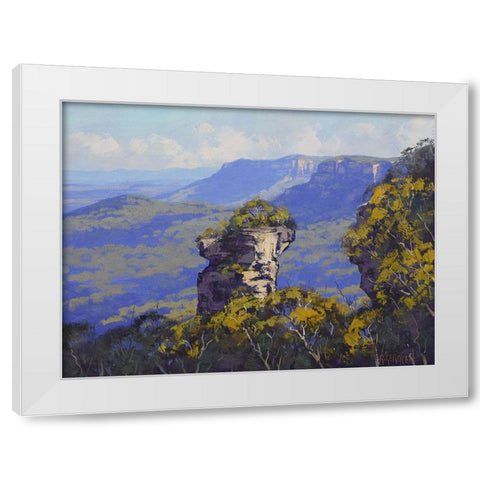 Orphan Rock White Modern Wood Framed Art Print by Gercken, Graham