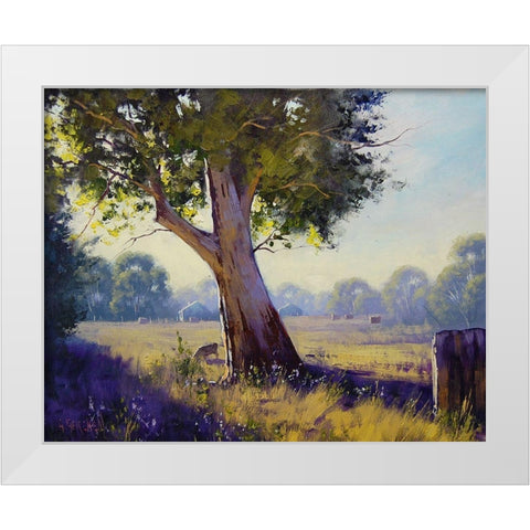 Prints of Farms White Modern Wood Framed Art Print by Gercken, Graham