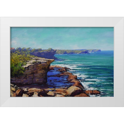 Sydney Harbour II White Modern Wood Framed Art Print by Gercken, Graham