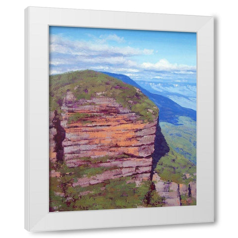 Jamison Valley Painting White Modern Wood Framed Art Print by Gercken, Graham