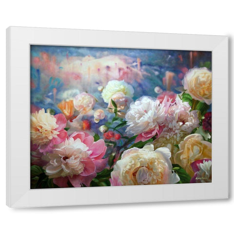 Dreamy Dreams White Modern Wood Framed Art Print by Kopania, Zbigniew