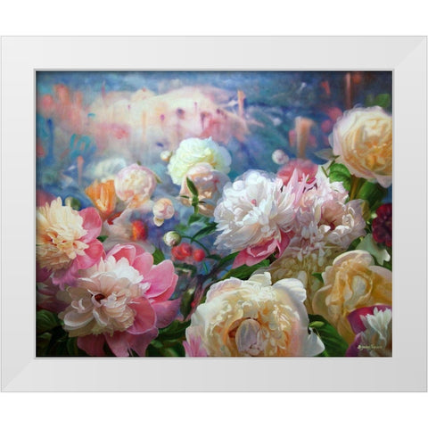 Dreamy Dreams White Modern Wood Framed Art Print by Kopania, Zbigniew