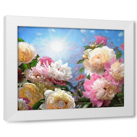 Towards the Sun White Modern Wood Framed Art Print by Kopania, Zbigniew