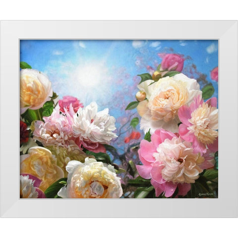 Towards the Sun White Modern Wood Framed Art Print by Kopania, Zbigniew