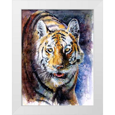 Collarwali White Modern Wood Framed Art Print by Kovacs, Anna Brigite