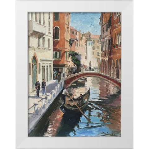 Venice I White Modern Wood Framed Art Print by Strube, Ling