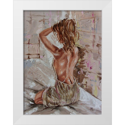 Light in the Room White Modern Wood Framed Art Print by Luniak, Monika