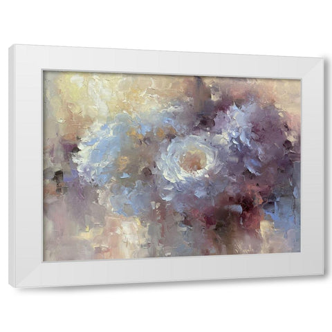 Powdery Clouds White Modern Wood Framed Art Print by Singatullin, Marsel