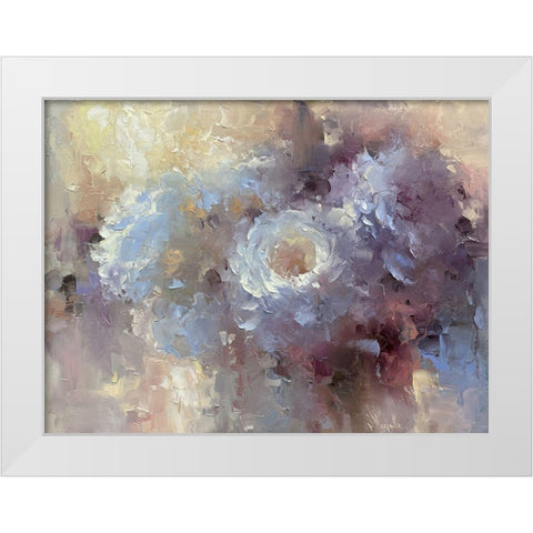 Powdery Clouds White Modern Wood Framed Art Print by Singatullin, Marsel