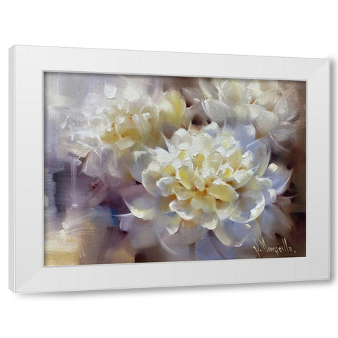 Rays of the Sun White Modern Wood Framed Art Print by Singatullin, Marsel