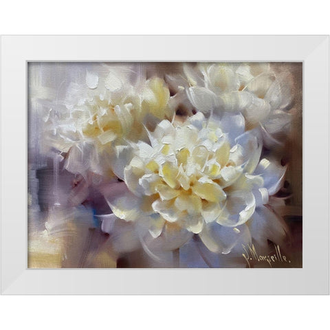 Rays of the Sun White Modern Wood Framed Art Print by Singatullin, Marsel