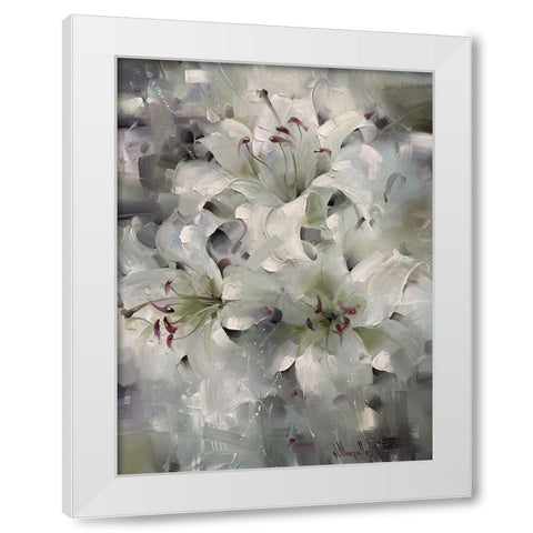 Winter Sleep White Modern Wood Framed Art Print by Singatullin, Marsel