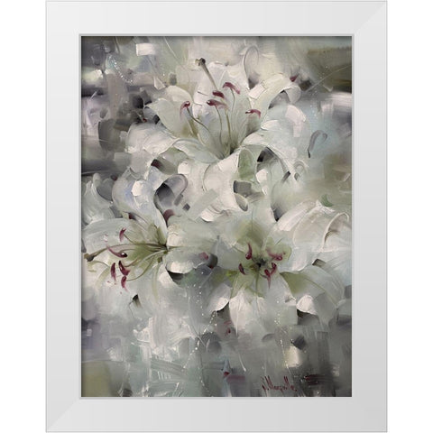 Winter Sleep White Modern Wood Framed Art Print by Singatullin, Marsel