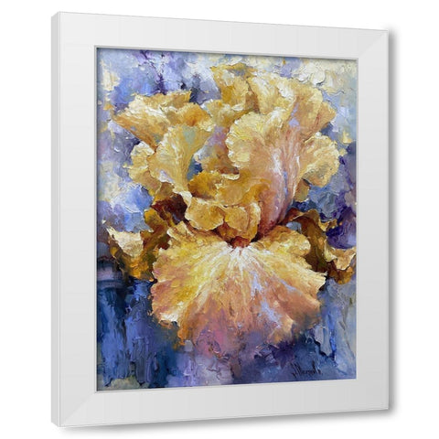 Sun Dance White Modern Wood Framed Art Print by Singatullin, Marsel