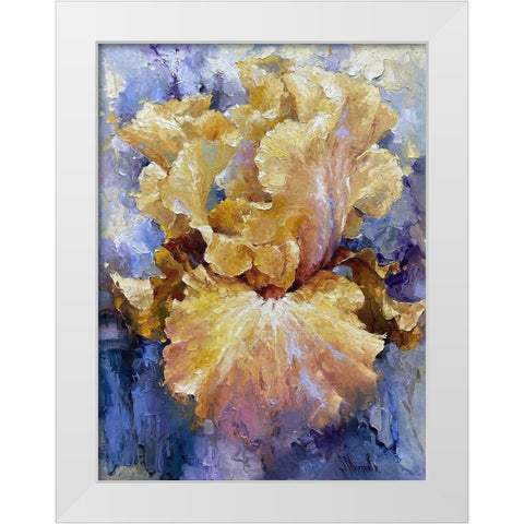 Sun Dance White Modern Wood Framed Art Print by Singatullin, Marsel