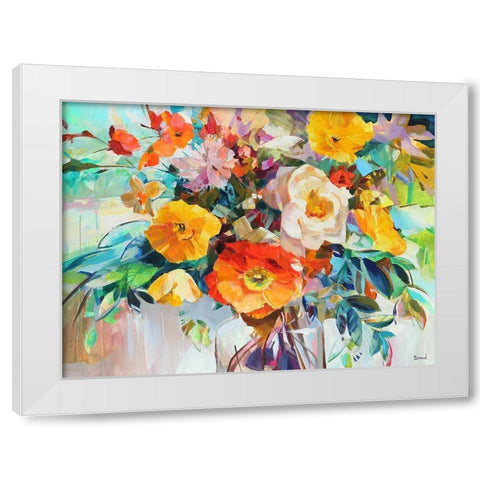 A Perfumers Dream White Modern Wood Framed Art Print by Bond