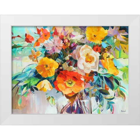 A Perfumers Dream White Modern Wood Framed Art Print by Bond