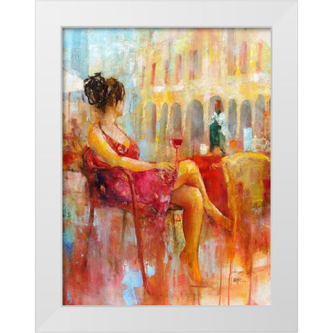 New Day White Modern Wood Framed Art Print by Zakrynycny, Viktor