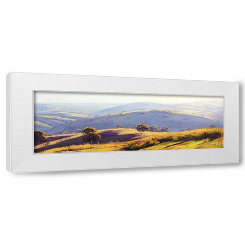 Kanimbla Valley White Modern Wood Framed Art Print by Gercken, Graham