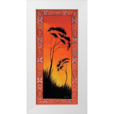 Australian Bush II White Modern Wood Framed Art Print by Dahlke, Izabella