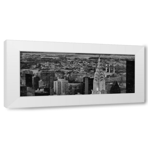 My lovely New York XXXIII White Modern Wood Framed Art Print by Medeiros, Celito