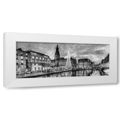 My lovely New York XXXIV White Modern Wood Framed Art Print by Medeiros, Celito