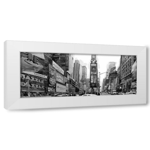 My lovely New York XXXV White Modern Wood Framed Art Print by Medeiros, Celito