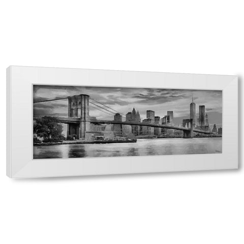 My lovely New York XXXIX White Modern Wood Framed Art Print by Medeiros, Celito
