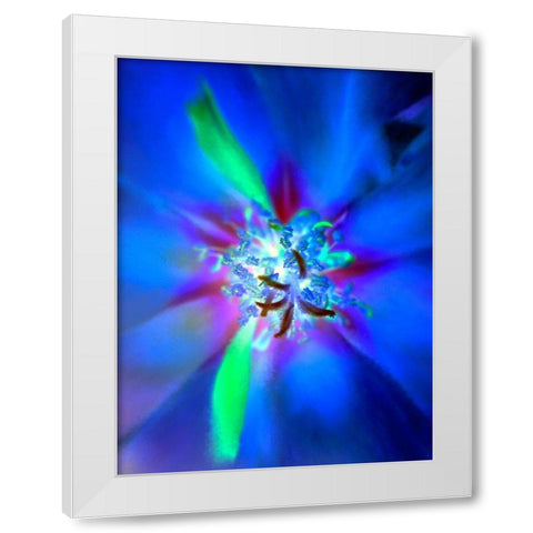 Nexus I White Modern Wood Framed Art Print by Grayscale