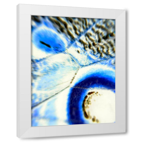 Stained Wing I White Modern Wood Framed Art Print by Grayscale