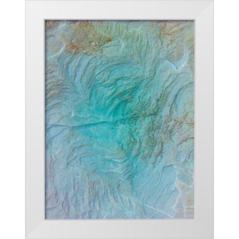 Sand Wall I White Modern Wood Framed Art Print by Grayscale