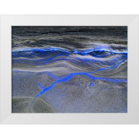 Inverted Sand IV White Modern Wood Framed Art Print by Grayscale