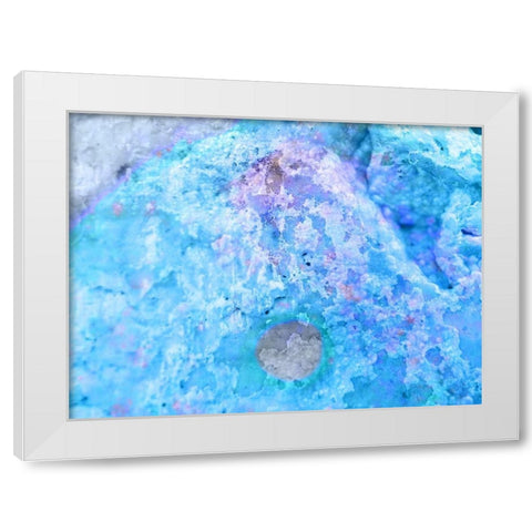Salt Block III White Modern Wood Framed Art Print by Grayscale